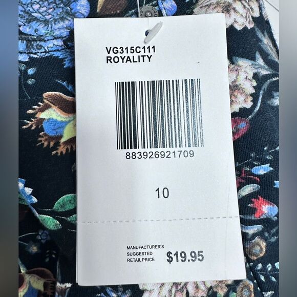 VIGOSS Stretch Floral Straight‎ Leg Skinny Jeans GIRLS Size 10 - Picture 13 of 13